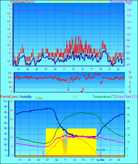 24 Hour Graph for Day 12